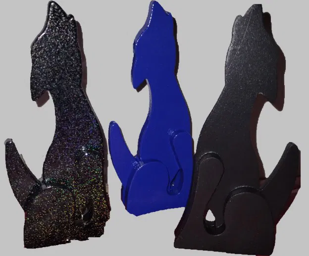 Metal Wood Decor & More Howling Coyotes Sculpture - Western Wilderness Art in Western Wisconsin