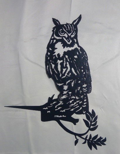 Metal Wood Decor & More Horned Owl Metal Craft - Majestic Outdoor Decor in Western Wisconsin