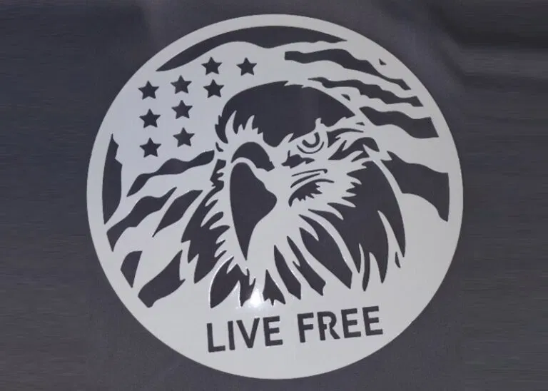 Metal Wood Decor & More Eagle Sculpture - Majestic Metal Art in Western Wisconsin