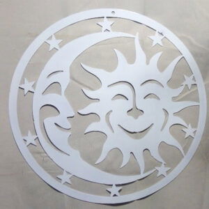 Metal Wood Decor & More Sun and Moon Decor - Celestial Metal Art in Western Wisconsin